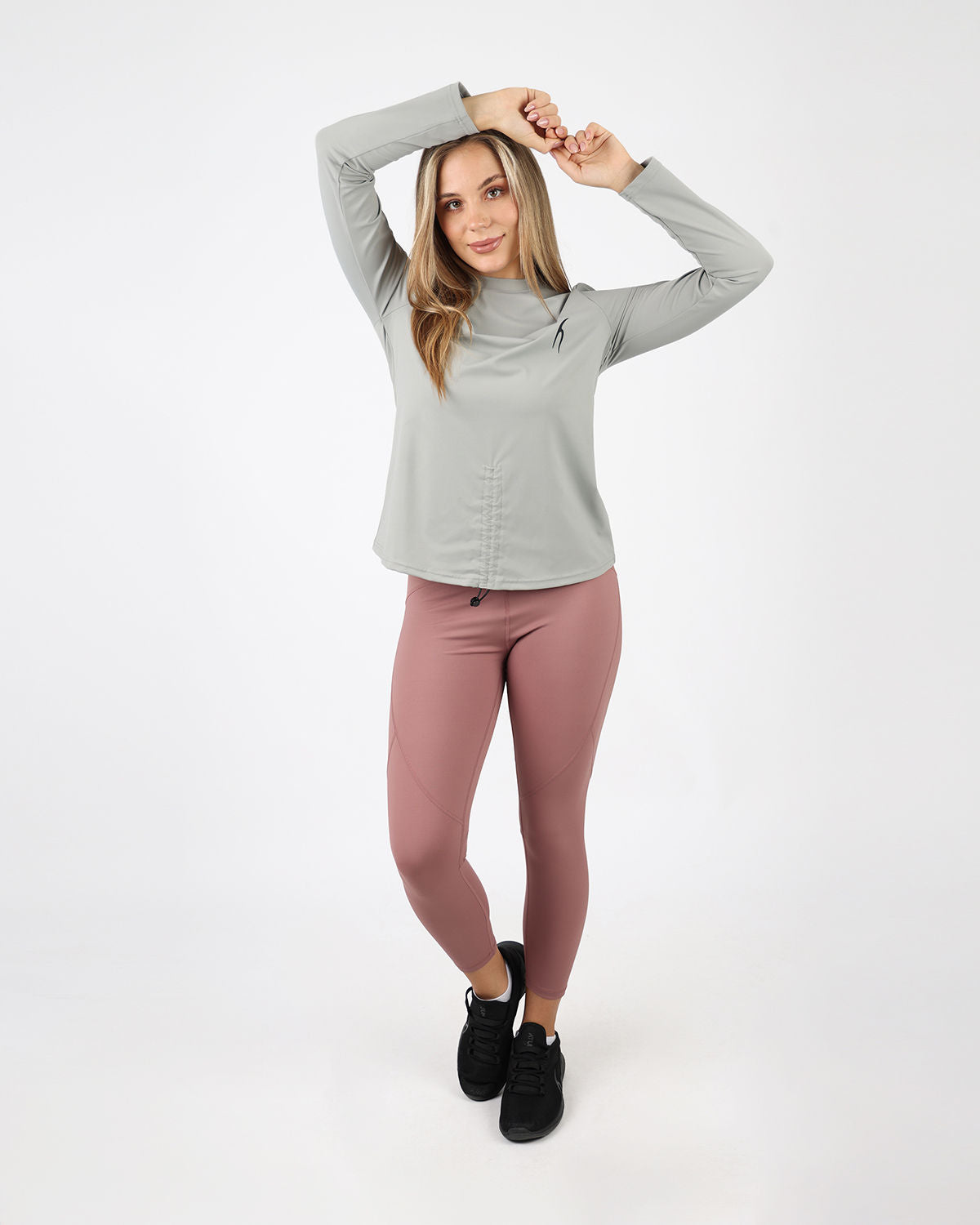 Training Long-Sleeve Gray T-Shirt-Atum -96744221