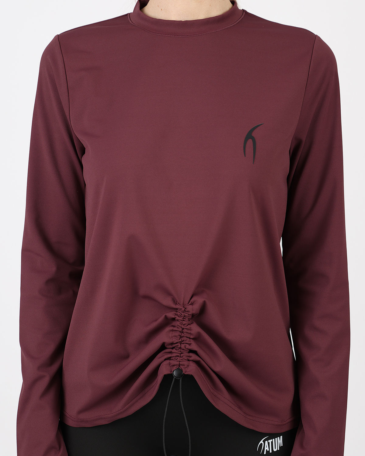 Training Long-Sleeve Burgundy T-Shirt-Atum -62109644