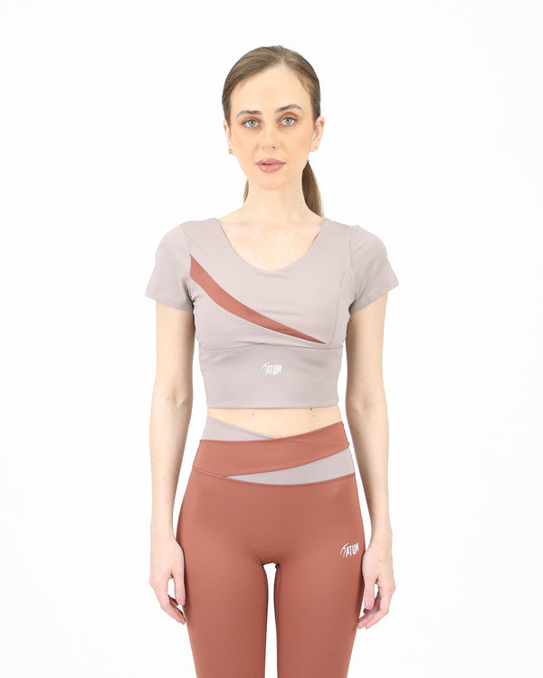 Asymmetric Crossover Red Top-Atum -70399952