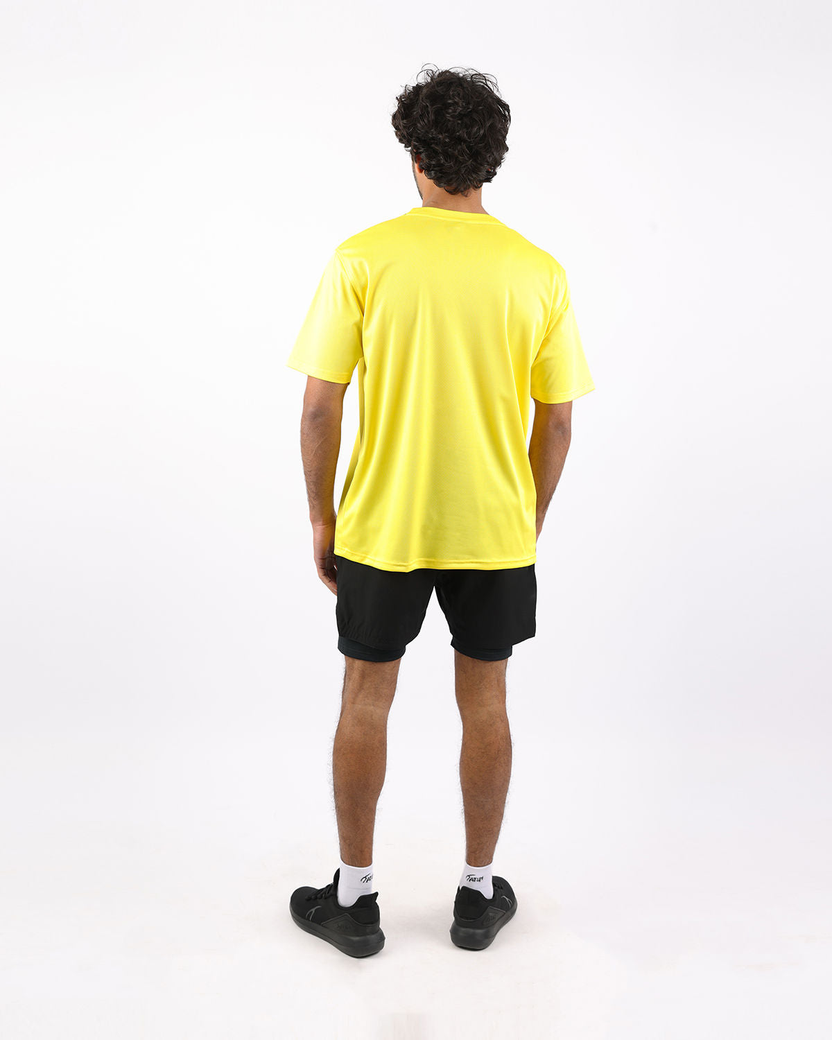 Prime Fit Men's Yellow T-Shirt-Atum -25829609