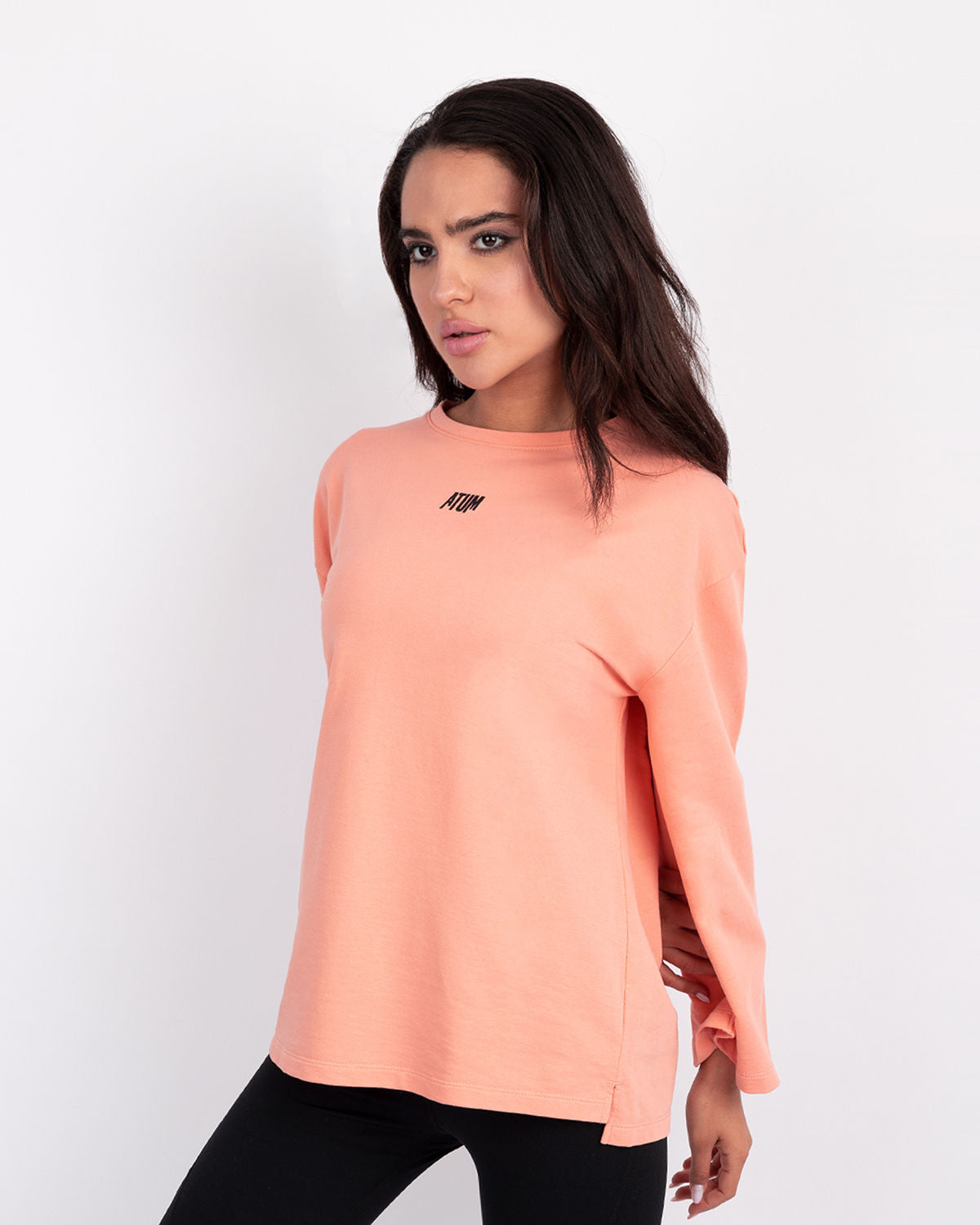 Elegance Oversize Coral T-Shirt-Atum -8541447