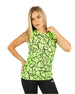 Hyper Sleeveless Green Tank Top