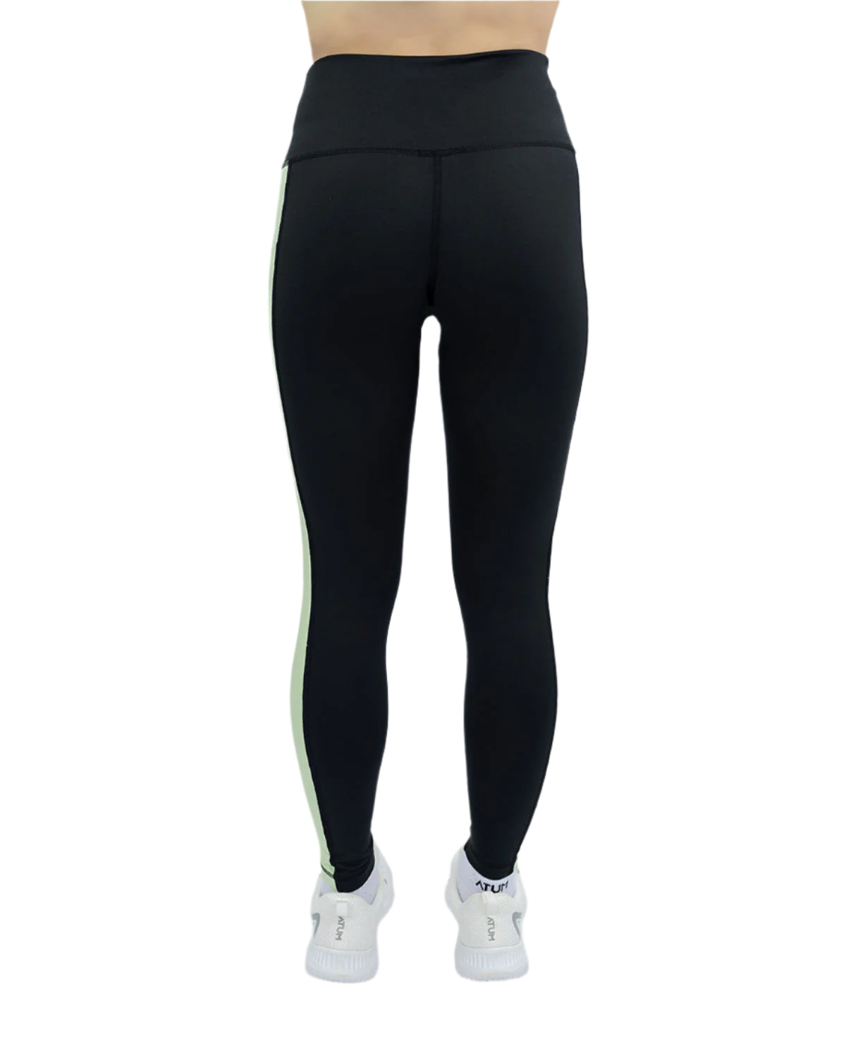 Flowery Plain Black Leggings-Atum -91344490