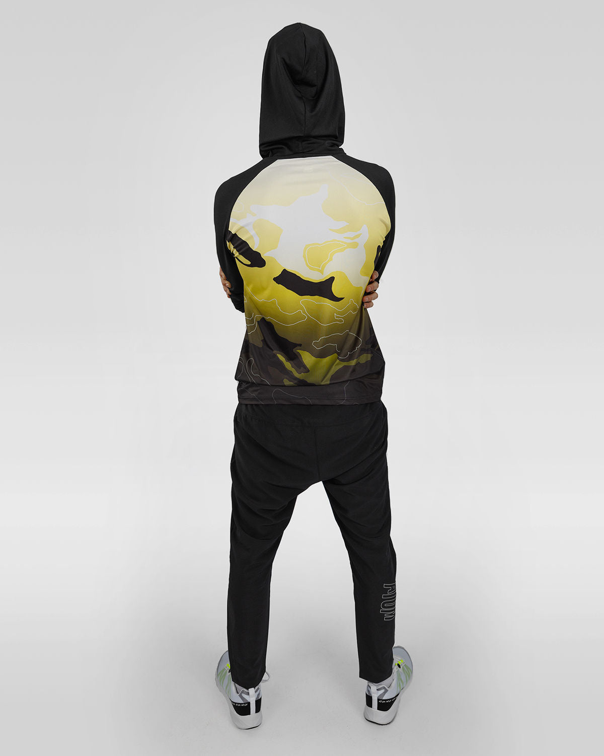 Training Long Sleeves Men's Yellow T-Shirt-Atum -84496259