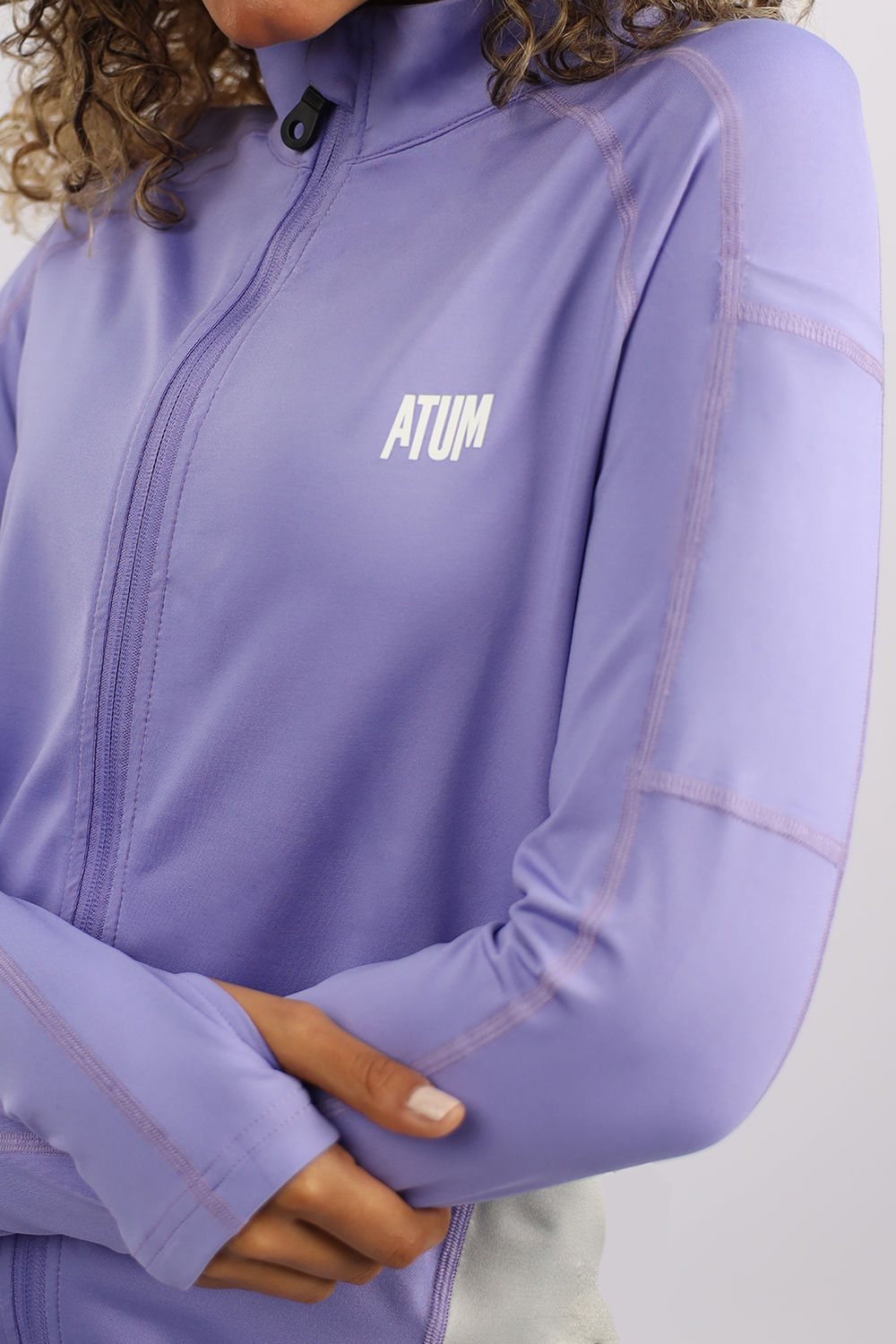 Long Sleeves Purple Jacket-Atum -32790101