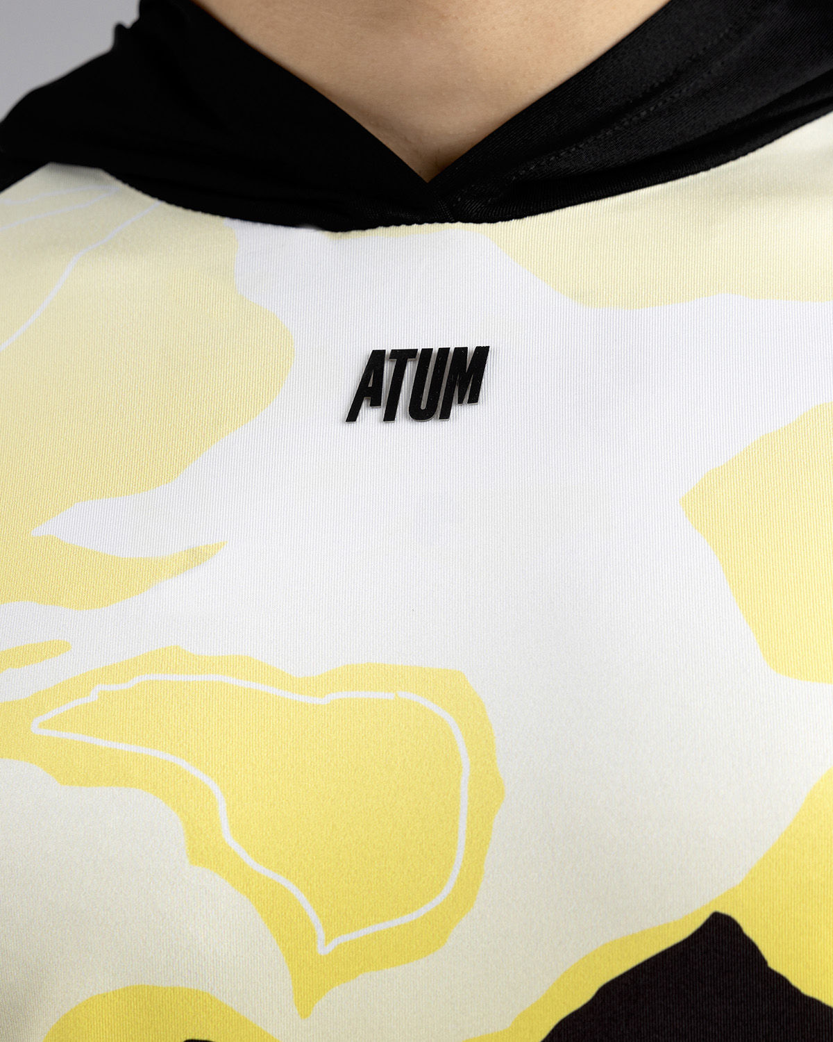 Training Long Sleeves Men's Yellow T-Shirt-Atum -86146348