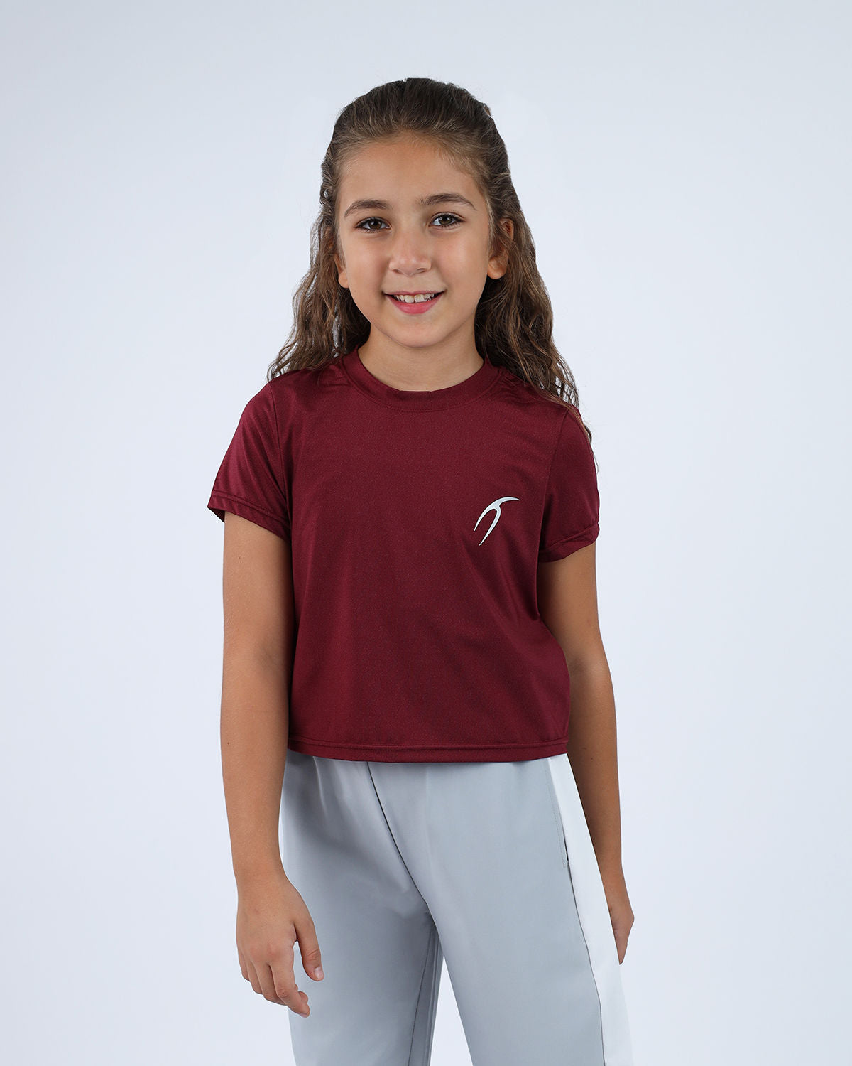 INGAME Short-Sleeve Burgundy T-Shirt-Atum -49603316
