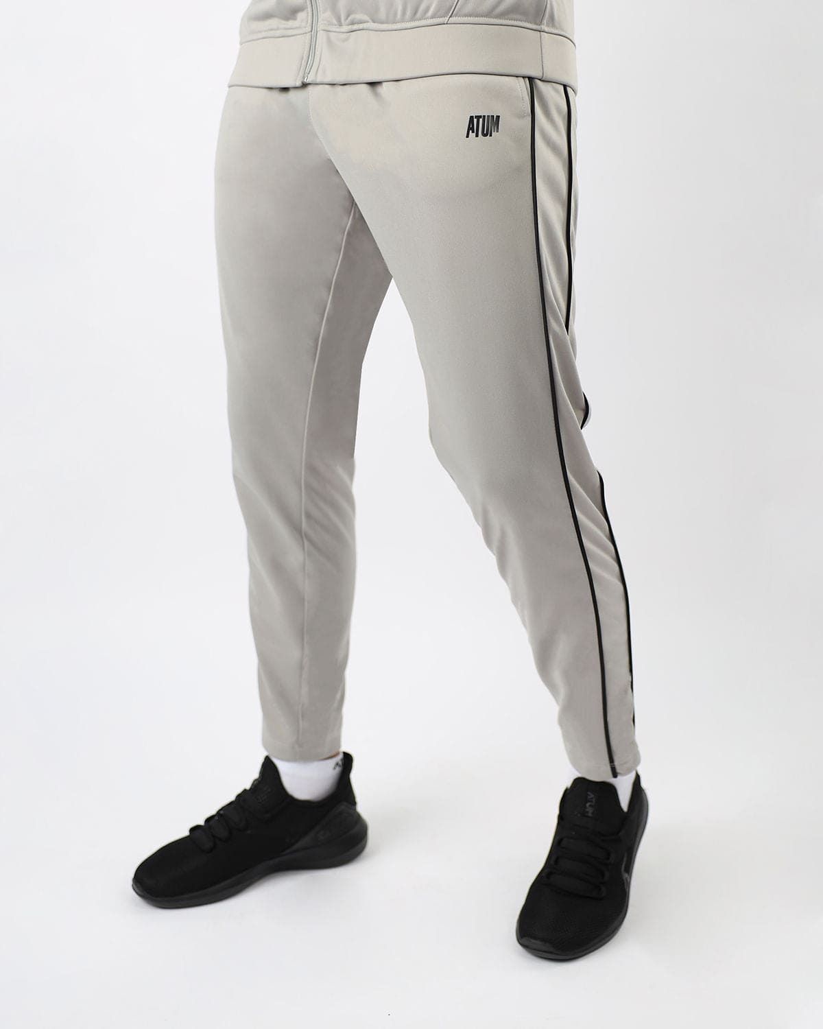Men's Basic Light Gray Tracksuit-Atum -34945599