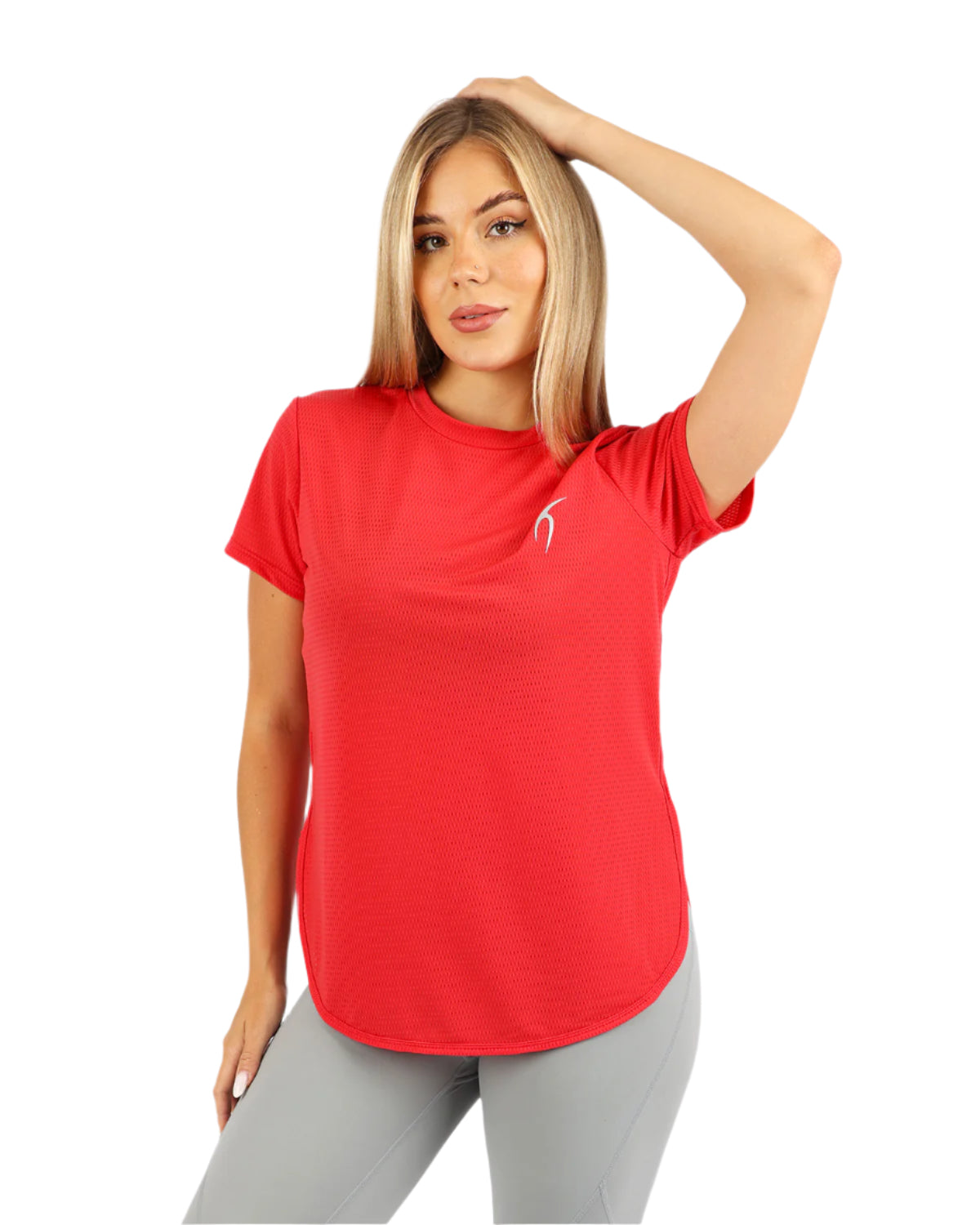 Short-Sleeve Training Red Top-Atum -53640291