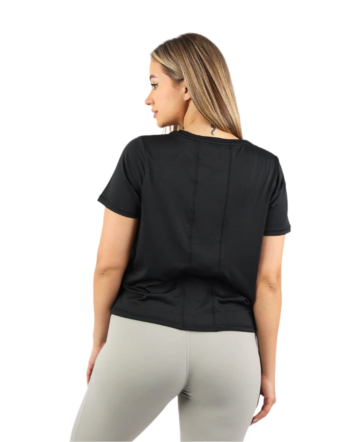 Freedom Short-Sleeves Black Training Top-Atum -71490436