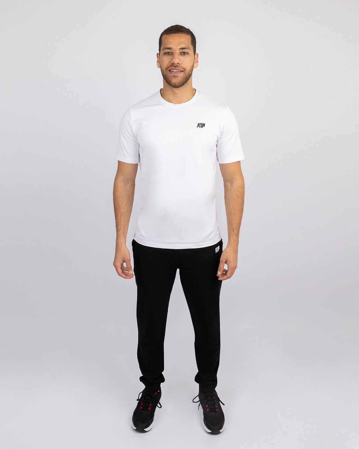 Basic Cotton White T-Shirt-Atum -35625942