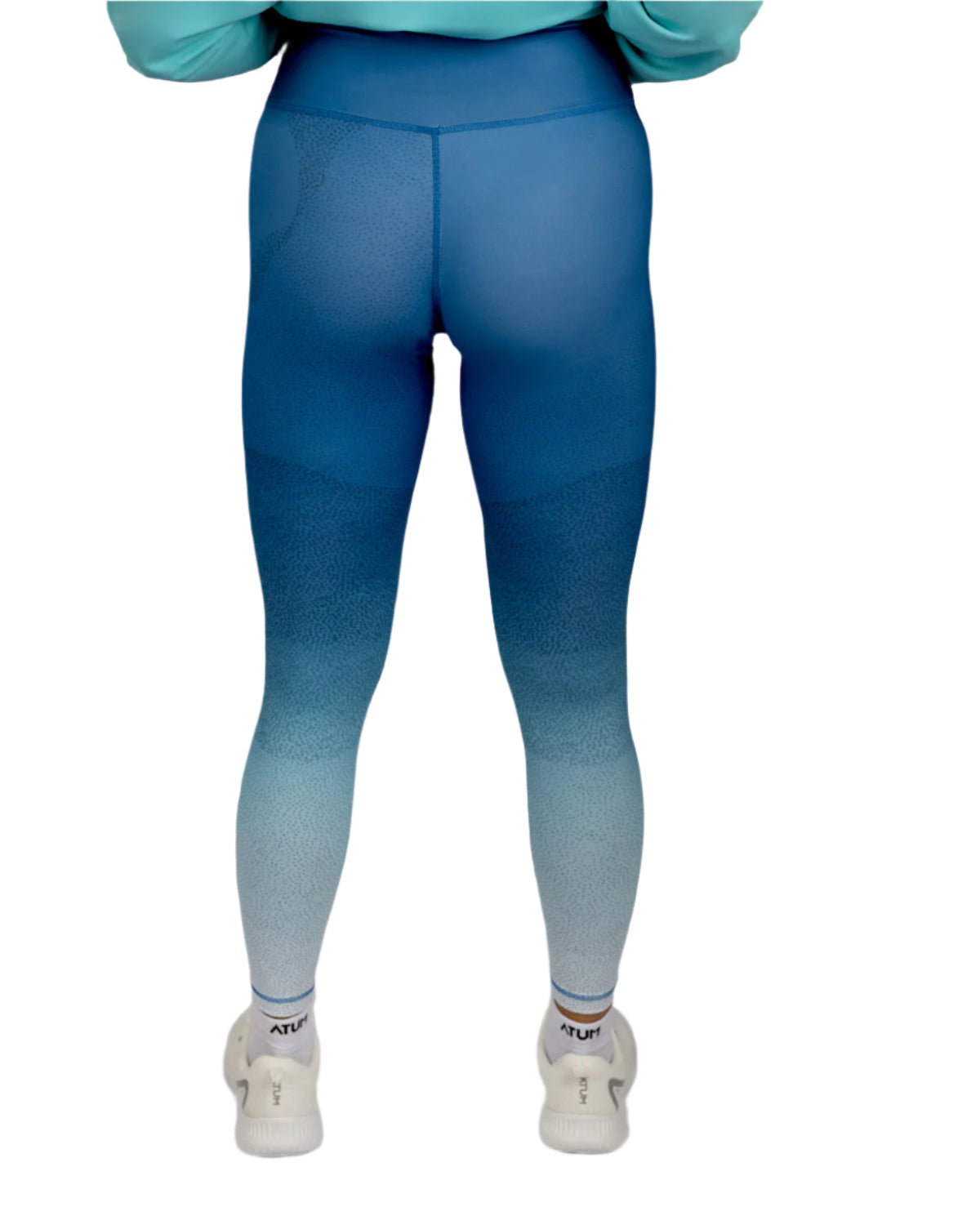 Women's Limitless Blue Leggings-Atum -81563760