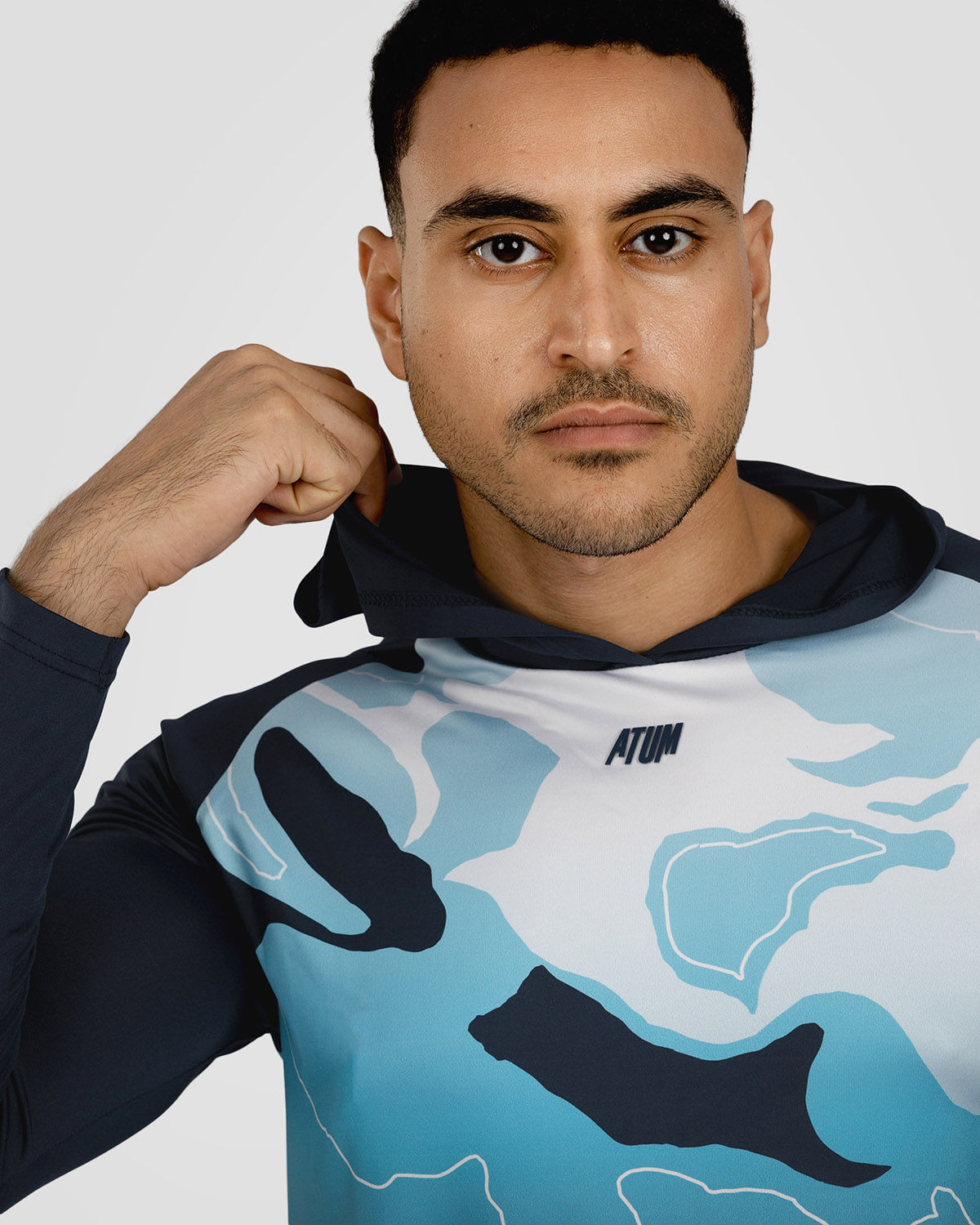 Training Long Sleeves Men's Navy T-Shirt-Atum -24599525