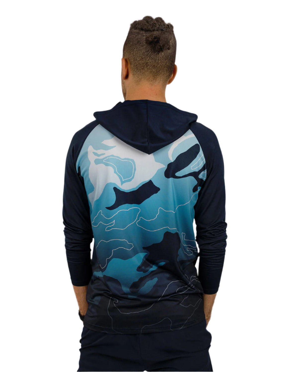 Training Long Sleeves Men's Navy T-Shirt-Atum -45843888