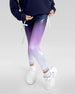 Printed Girl's Navy Leggings