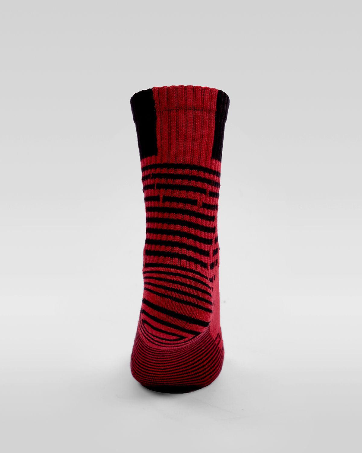 ATUM| Kids Mid-Crew Training Socks - red