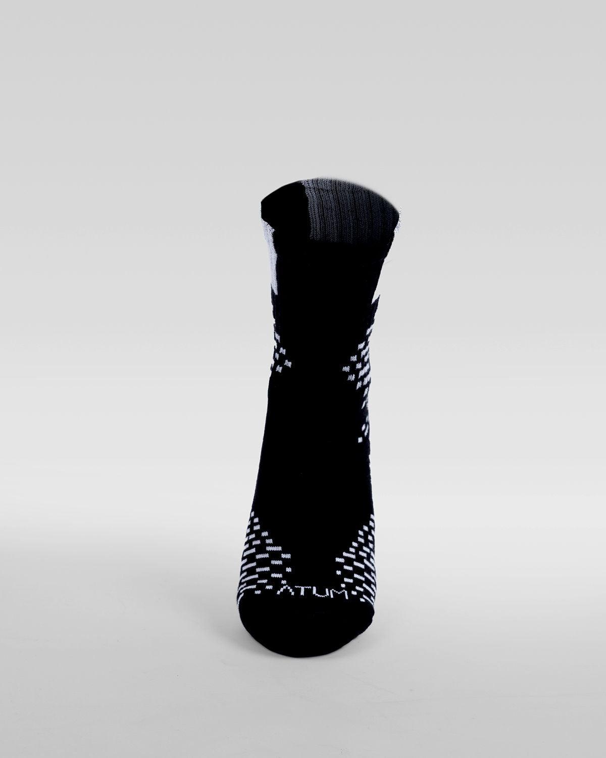 ATUM| Kids Mid-Crew Training Socks - black