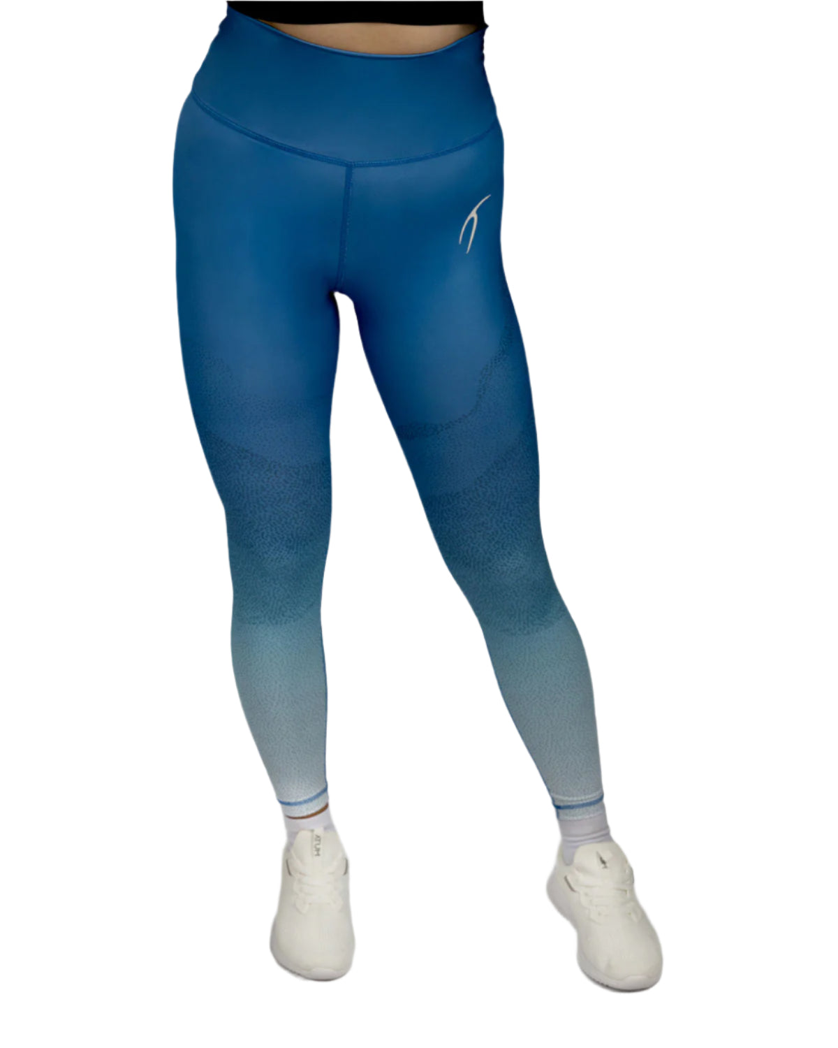 Women's Limitless Blue Leggings-Atum -51026228