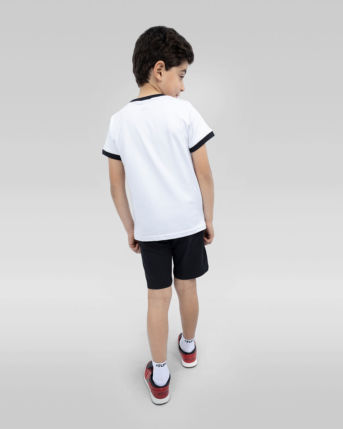 Boy's Be Fit Crew-Neck T-Shirt-Atum -9869986