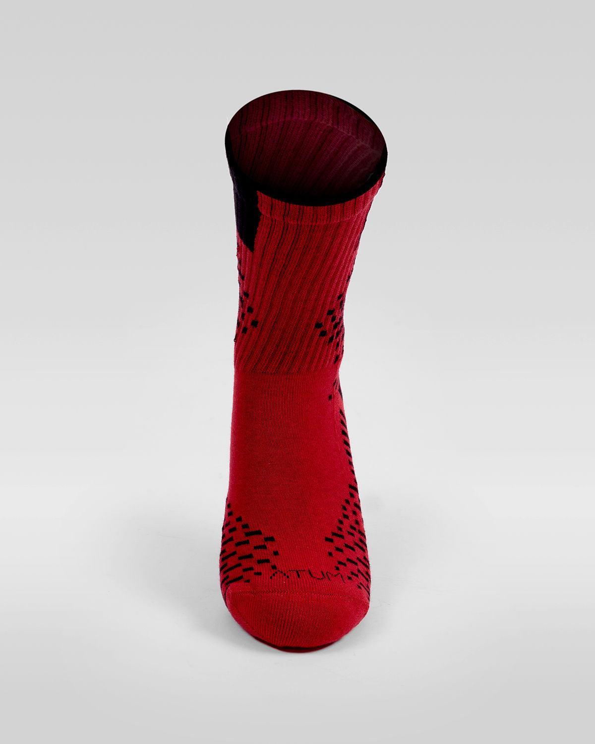 ATUM| Kids Mid-Crew Training Socks - red