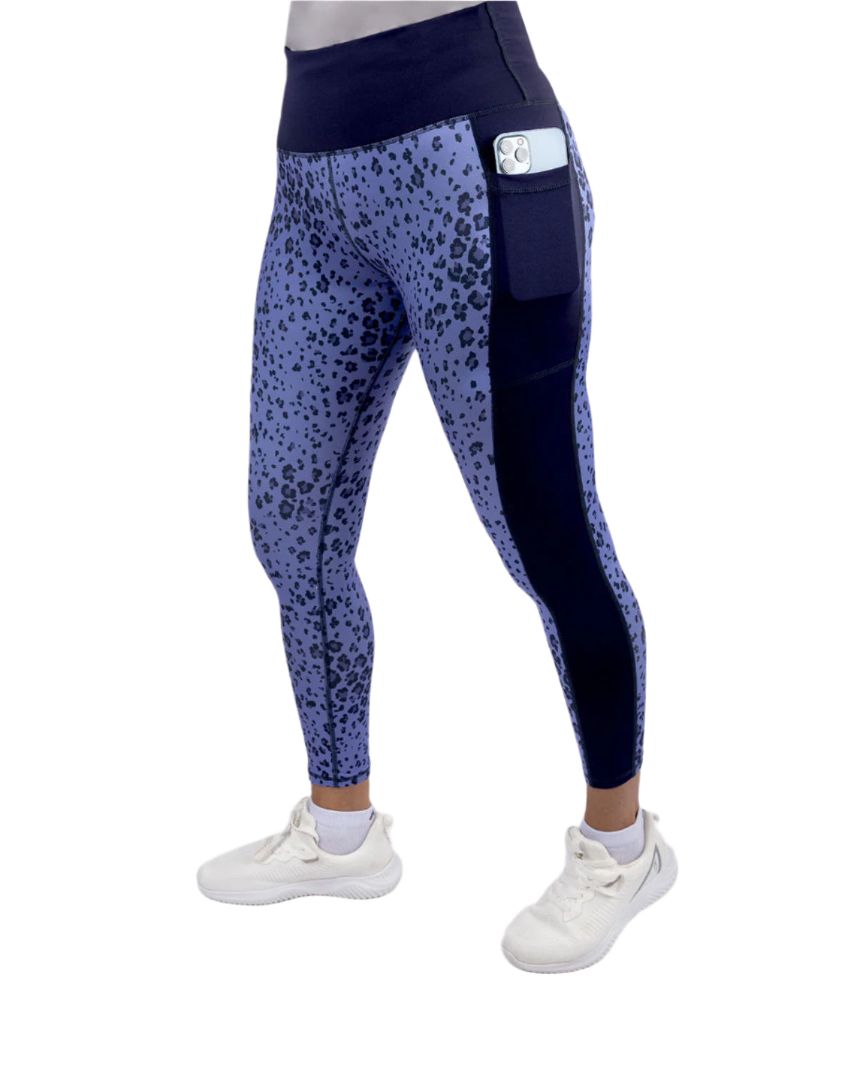 Women's Floral Purple Leggings-Atum -39824626