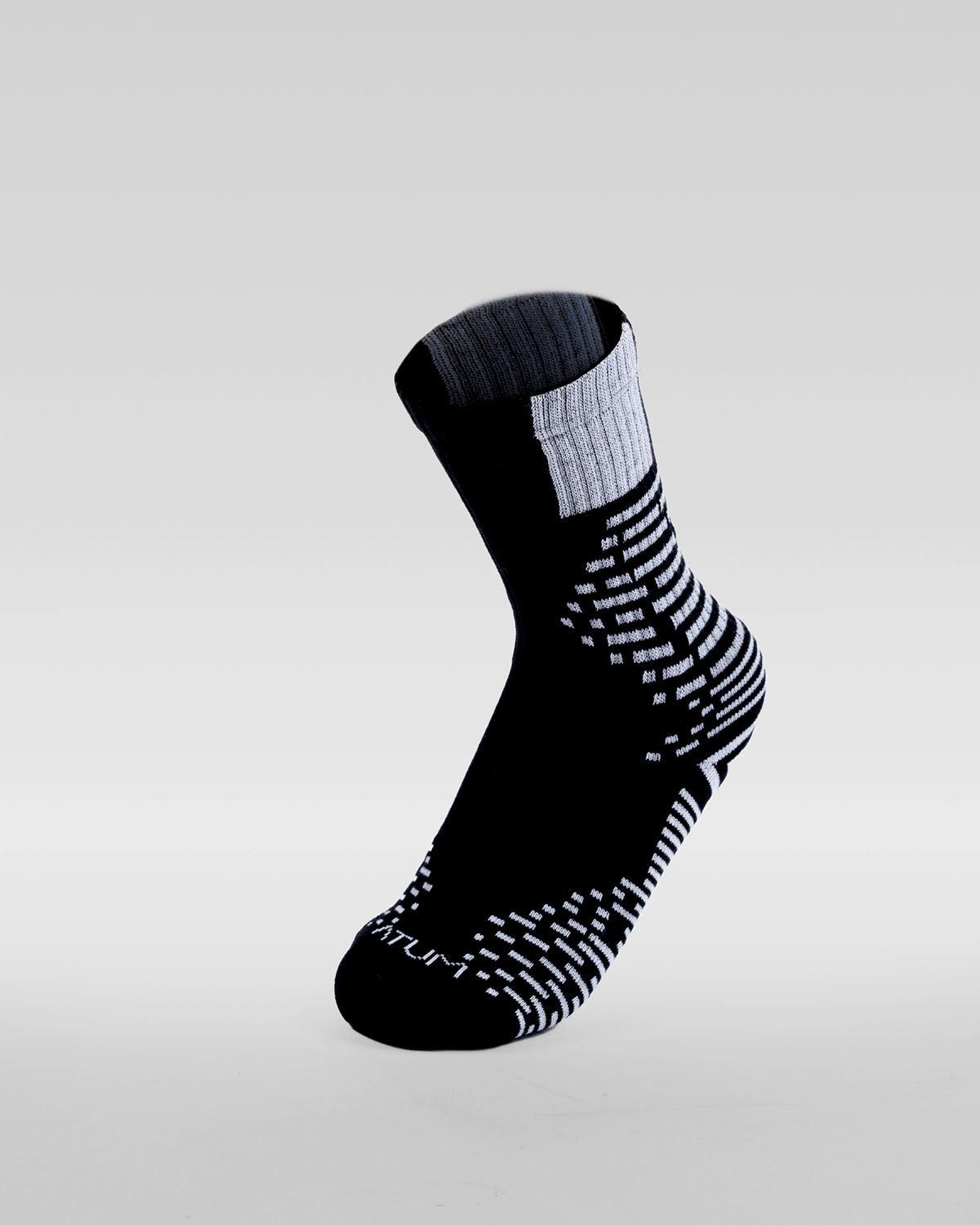 ATUM| Kids Mid-Crew Training Socks - black